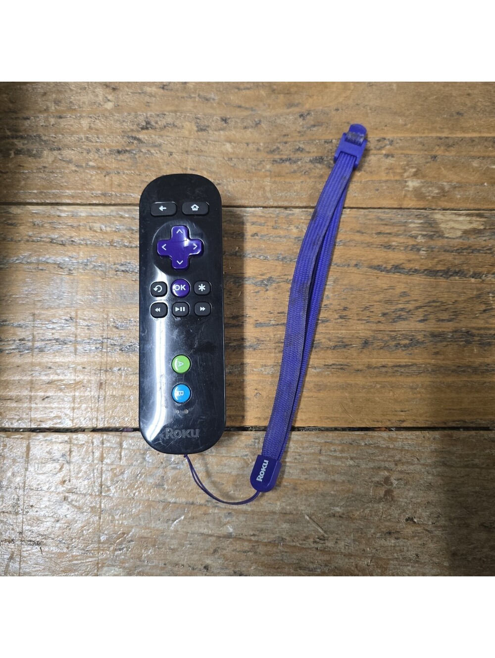 Original Roku GR-14 9026000070-001 Remote control w/Strap No Battery Cover